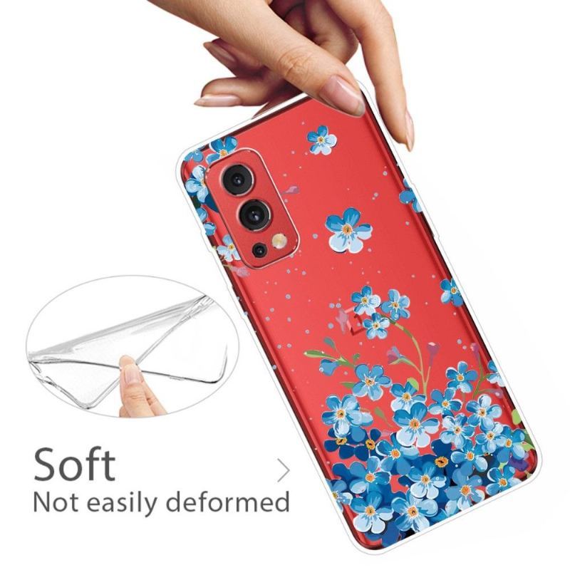 Etui do OnePlus Nord 2 5G Biznes Limonkowy Kwiat