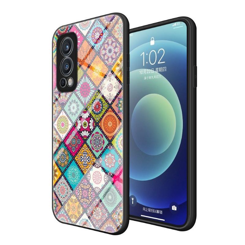 Etui do OnePlus Nord 2 5G Kalejdoskop Mandala Ze Stojakiem