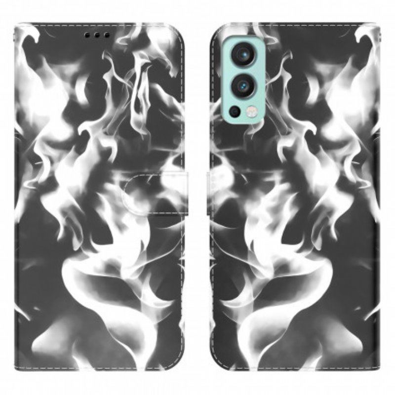 Etui Folio do OnePlus Nord 2 5G Abstrakcyjny Wzór