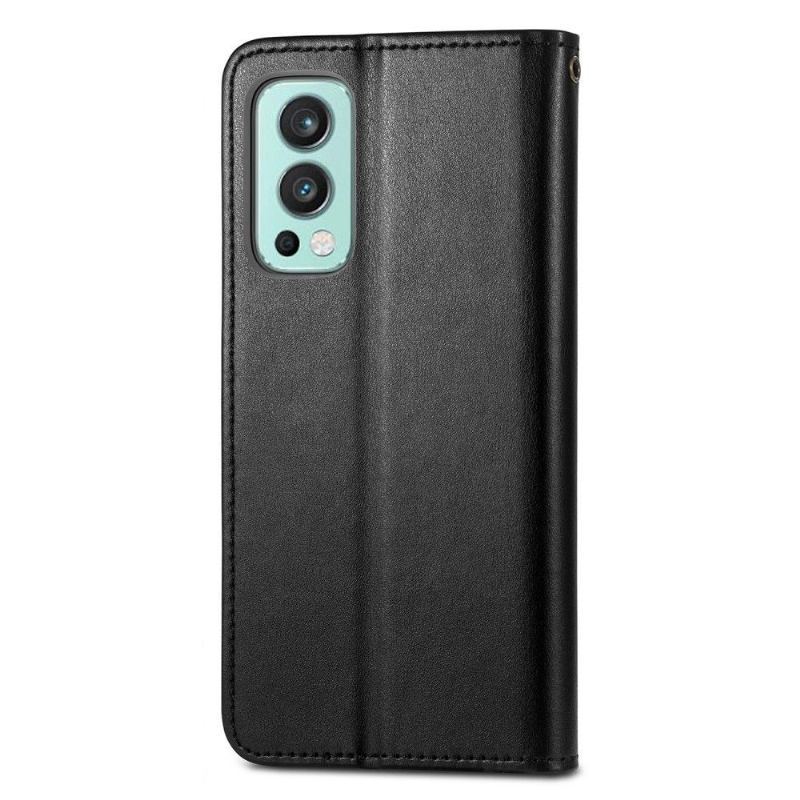 Etui Folio do OnePlus Nord 2 5G Indila Etui Na Karty Ze Sztucznej Skóry