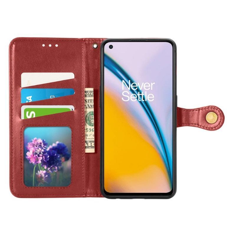 Etui Folio do OnePlus Nord 2 5G Indila Etui Na Karty Ze Sztucznej Skóry