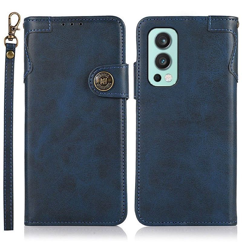 Etui Folio do OnePlus Nord 2 5G Khazneh Klasyka