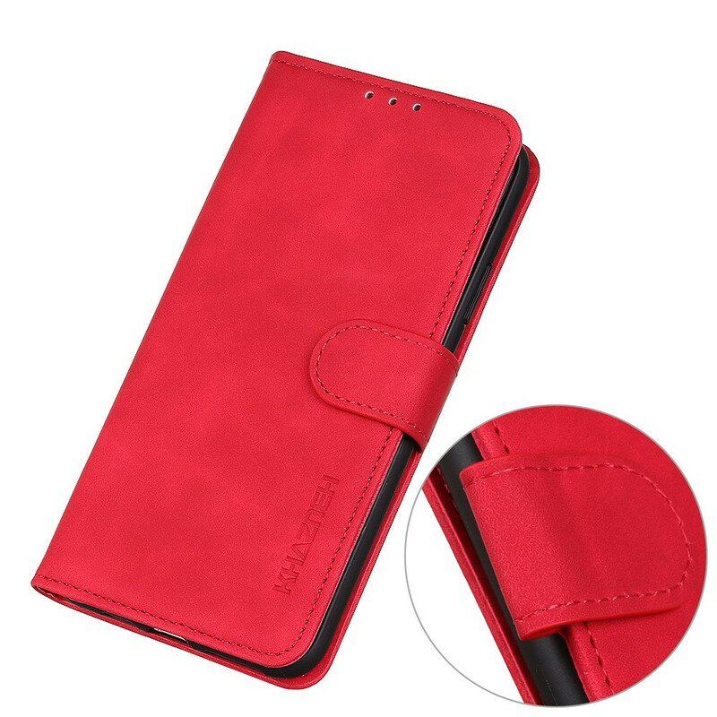 Etui Folio do OnePlus Nord 2 5G Matowy Efekt Skóry Vintage Khazneh