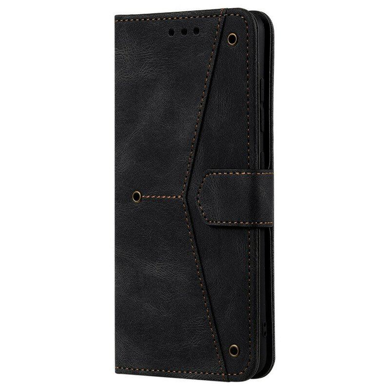 Etui Folio do OnePlus Nord 2 5G Szwy W Dotyku