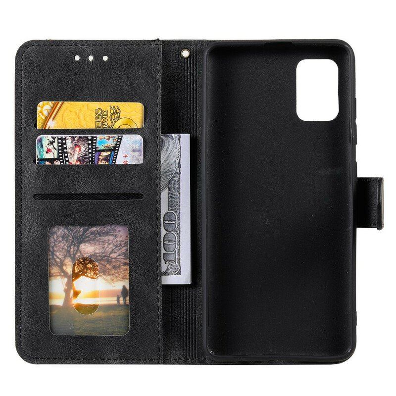 Etui Folio do OnePlus Nord 2 5G Szwy W Dotyku