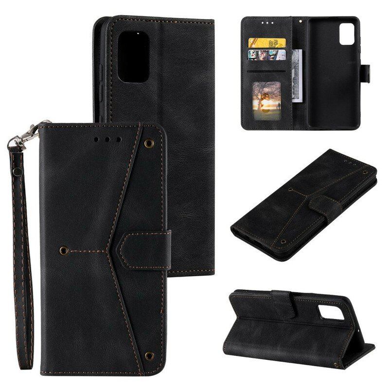 Etui Folio do OnePlus Nord 2 5G Szwy W Dotyku