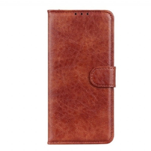Etui Folio do OnePlus Nord 2 5G Teksturowana Sztuczna Skóra