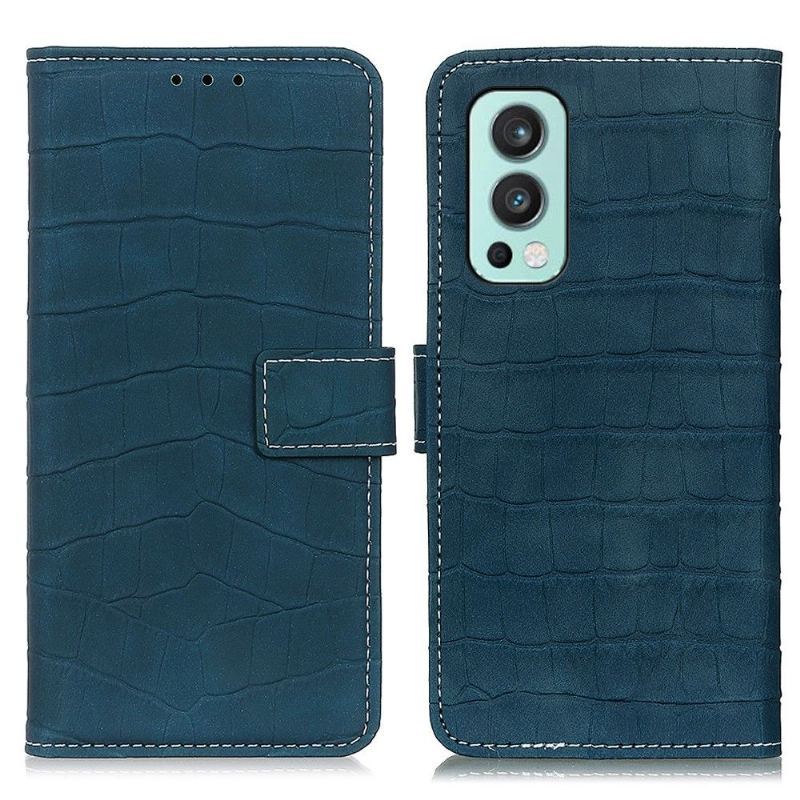 Obudowa Etui Na Telefon do OnePlus Nord 2 5G Imitacja Skóry Krokodyla