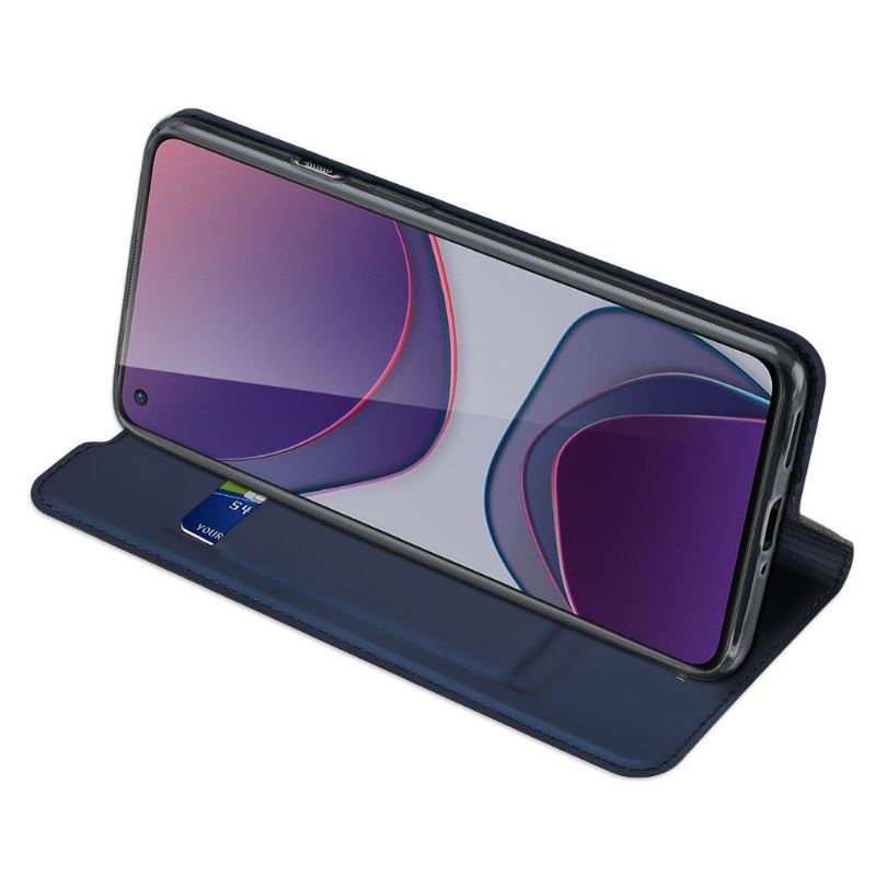 Etui Folio do OnePlus 8T Obrzeża Business Satin Effect