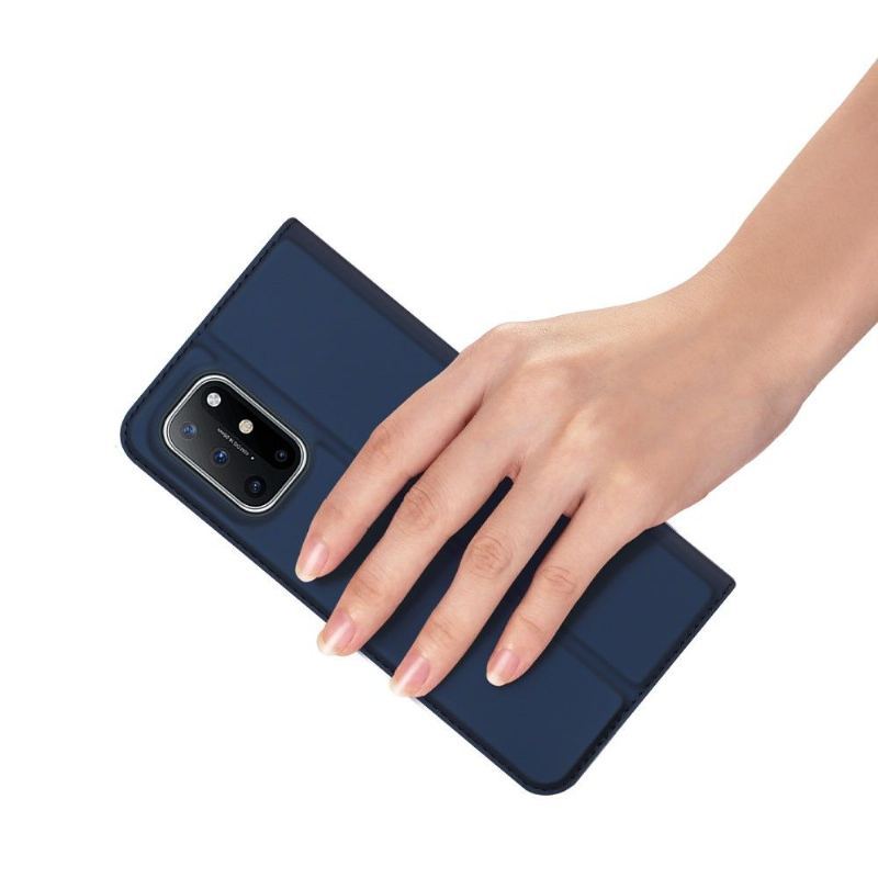 Etui Folio do OnePlus 8T Obrzeża Business Satin Effect