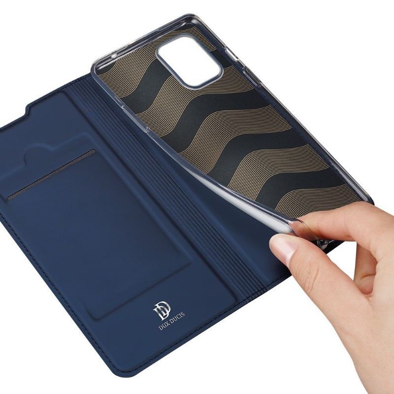 Etui Folio do OnePlus 8T Obrzeża Business Satin Effect