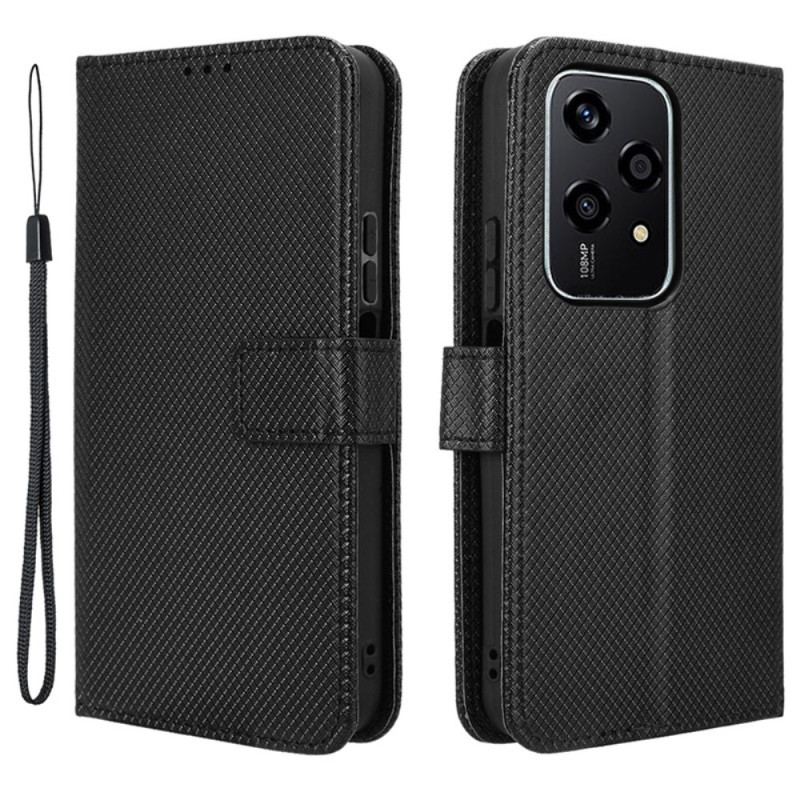 Etui Folio Honor 200 Lite Ściegi Pasków