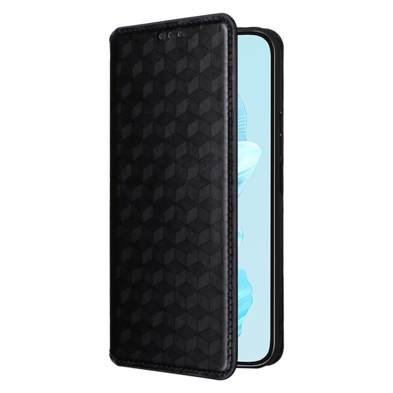 Etui Folio Honor 200 Lite Wzór Rombu