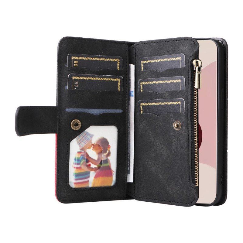 Etui Folio do Google Pixel 7 Pro Realistyczne Tygrysie Szkło Hartowane