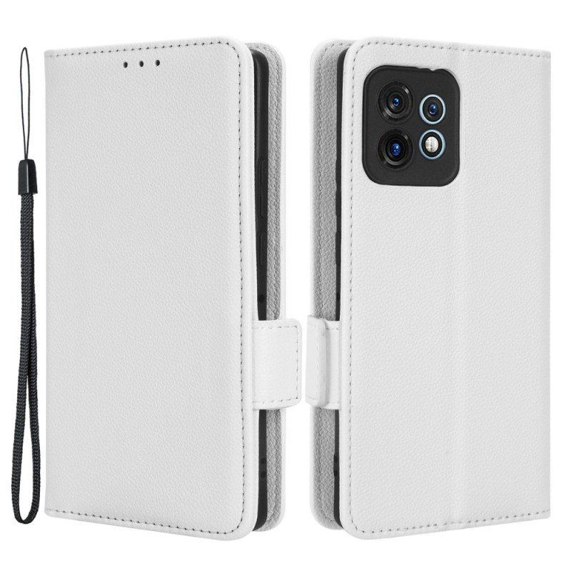 Etui Folio do Motorola Edge 40 Pro Podwójne Zapięcie Finezja