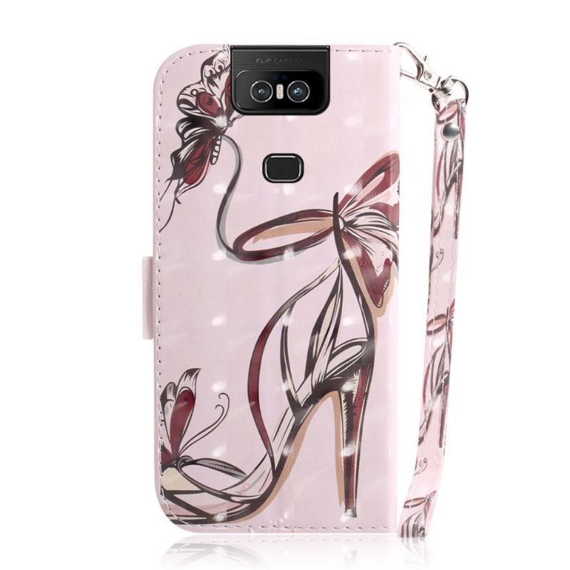 Etui Folio do Asus Zenfone 6 Wzór Obcas