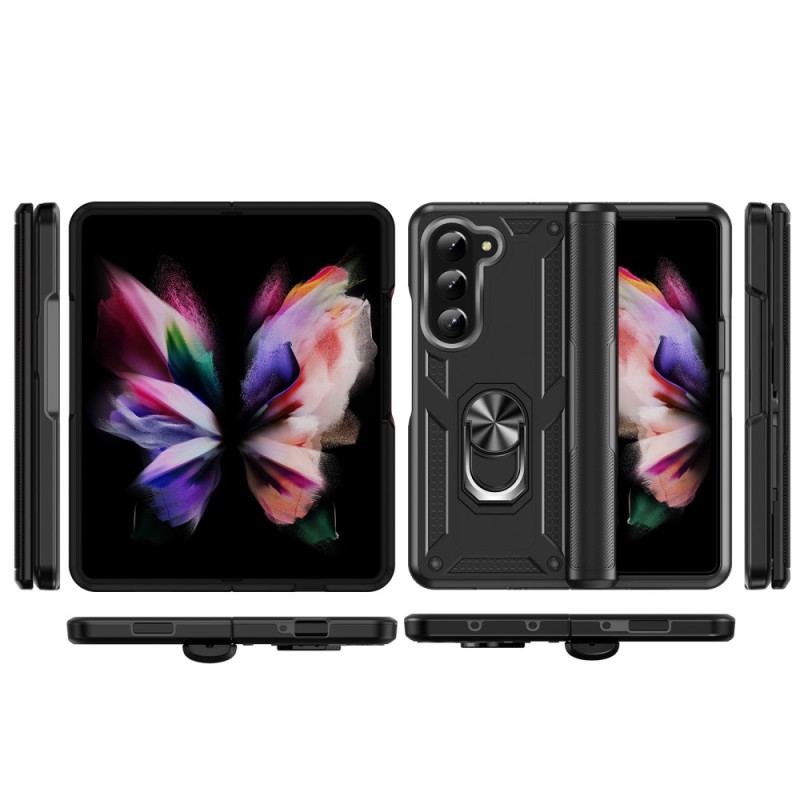 Etui Do Samsung Galaxy Z Fold 5 Metalowy Pierścień