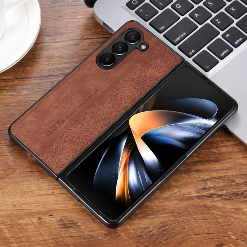 Etui Do Samsung Galaxy Z Fold 5 Sztuczna Skóra Azns
