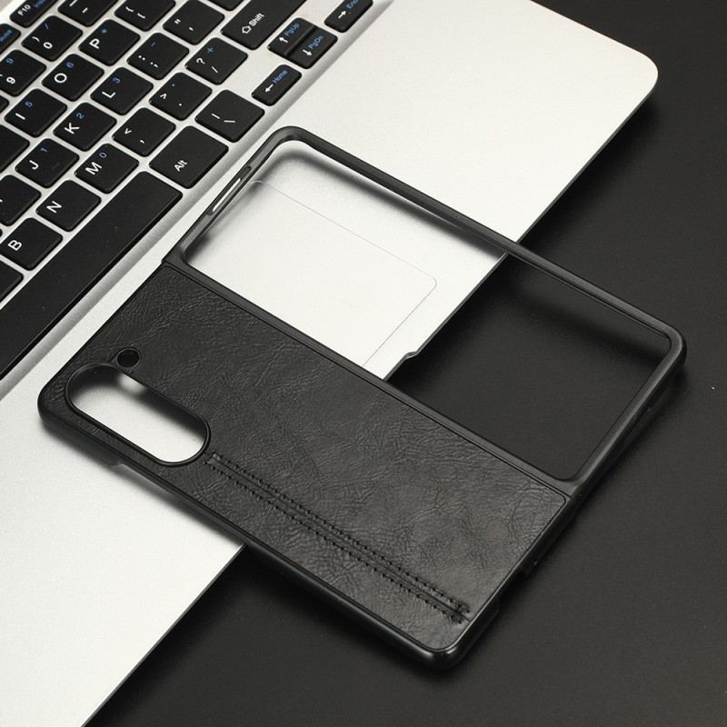 Etui Do Samsung Galaxy Z Fold 5 Sztywna Skóra