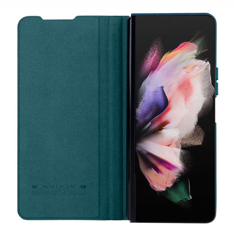 Etui Folio Do Samsung Galaxy Z Fold 5 Imitacja Skóry Nillkin