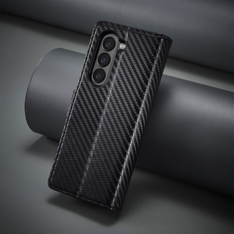 Etui Folio Do Samsung Galaxy Z Fold 5 Włókno Węglowe Lc.imeeke