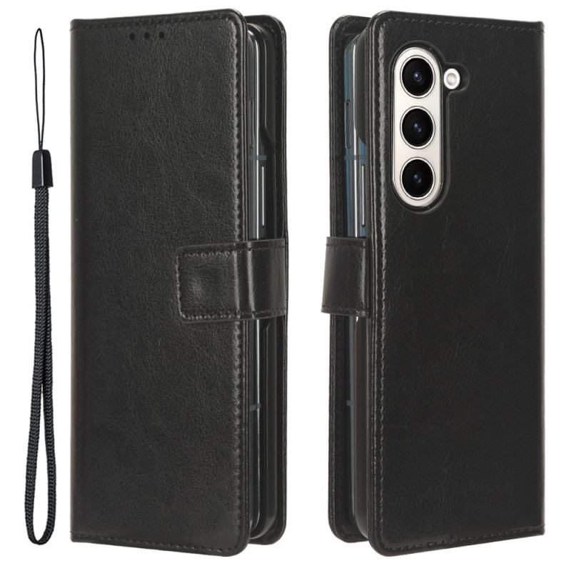 Etui Folio Samsung Galaxy Z Fold 5 Biznes W Lanière