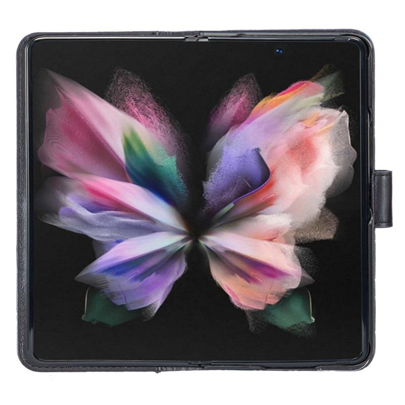 Etui Folio Samsung Galaxy Z Fold 5 Klasyczne Pikowanie