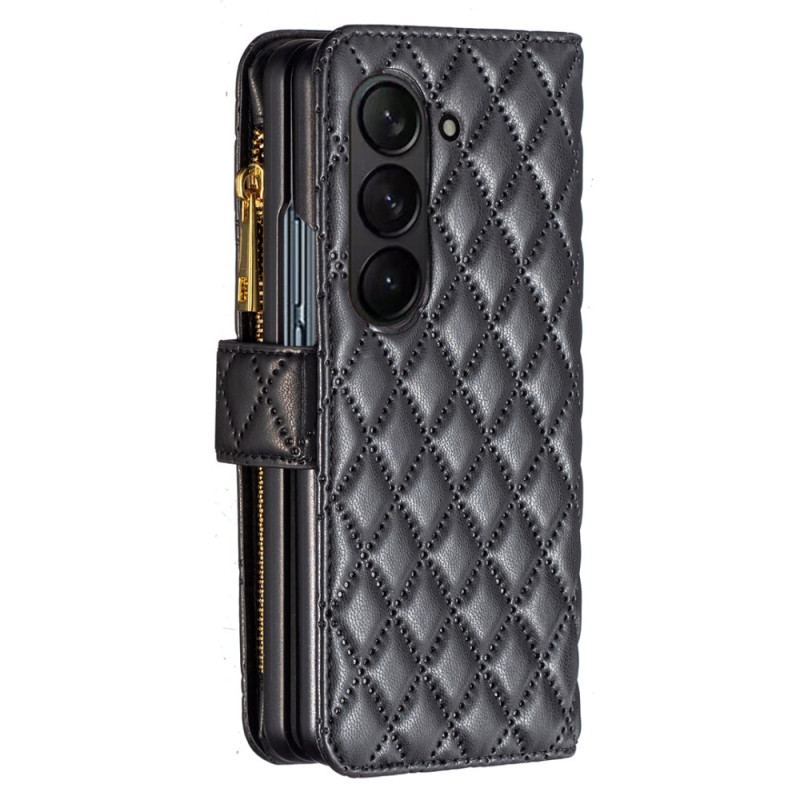 Etui Folio Samsung Galaxy Z Fold 5 Pikowana W Stylu Binfen Color Style Etui Ochronne