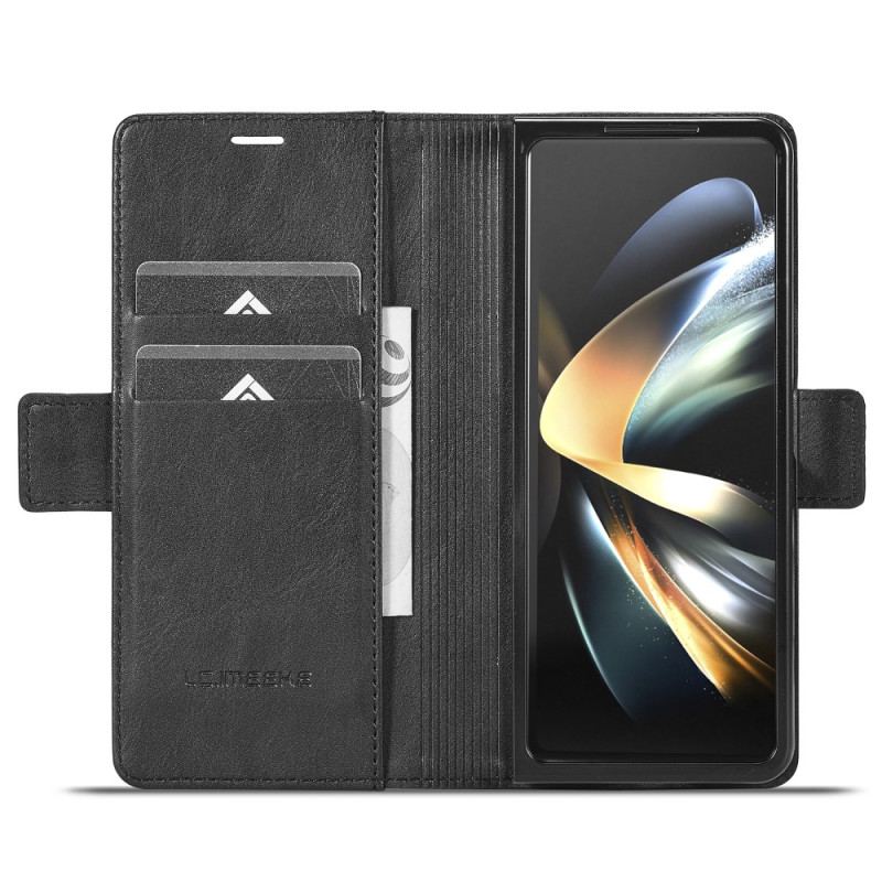 Etui Folio Samsung Galaxy Z Fold 5 Skórzany Styl Rfid Lc.imeeke