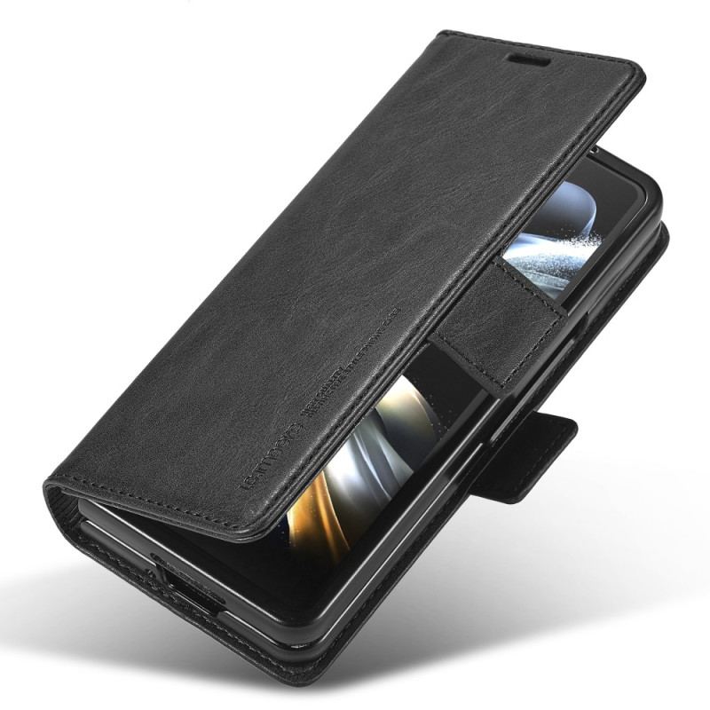 Etui Folio Samsung Galaxy Z Fold 5 Skórzany Styl Rfid Lc.imeeke