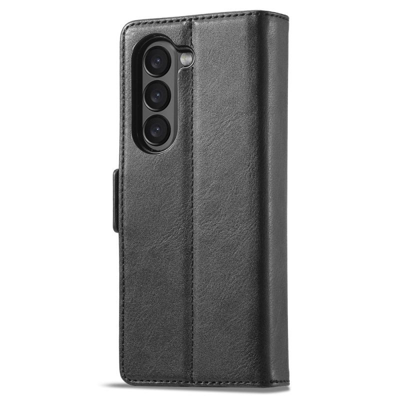 Etui Folio Samsung Galaxy Z Fold 5 Skórzany Styl Rfid Lc.imeeke
