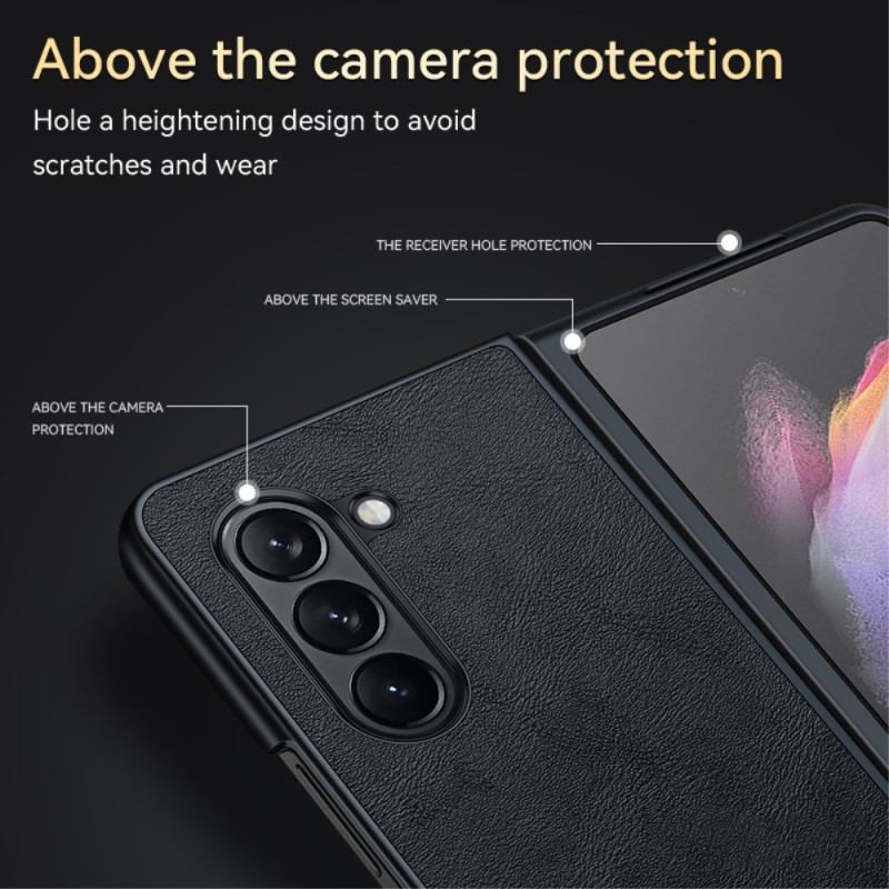 Etui Samsung Galaxy Z Fold 5 Elegancka Skóra Abeel