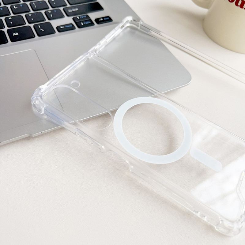Etui Samsung Galaxy Z Fold 5 Kompatybilny Z Przezroczystym Magsafe