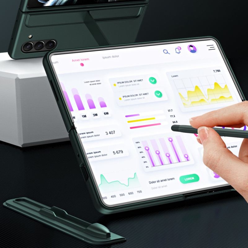 Etui Samsung Galaxy Z Fold 5 Ze Stojakiem I Uchwytem Na Rysik