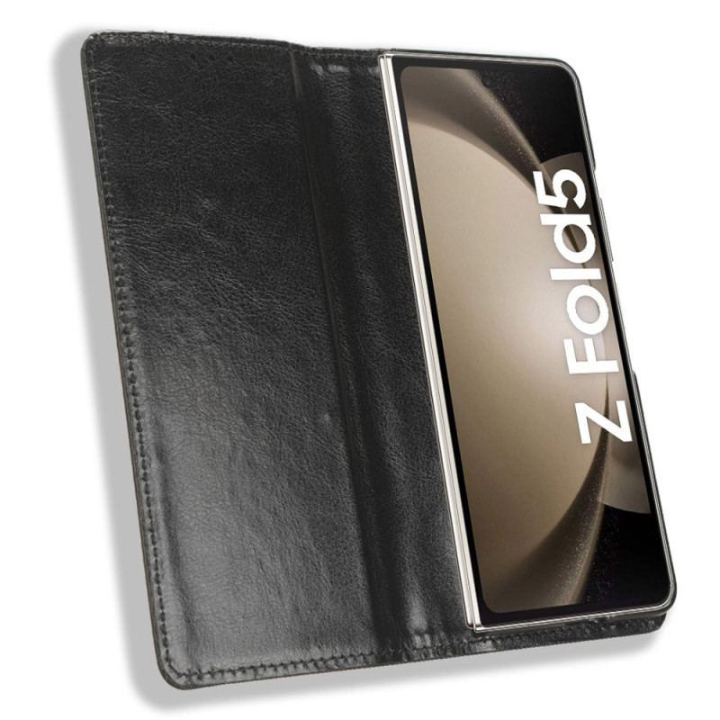 Flip Kotelot Samsung Galaxy Z Fold 5 Etui Na Telefon Retro