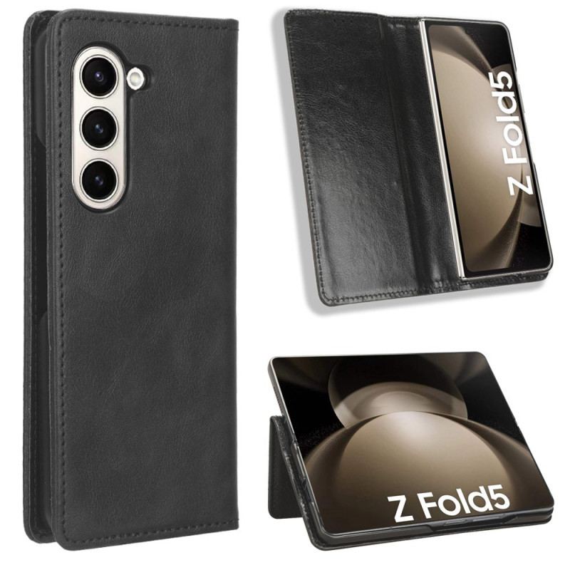 Flip Kotelot Samsung Galaxy Z Fold 5 Etui Na Telefon Retro
