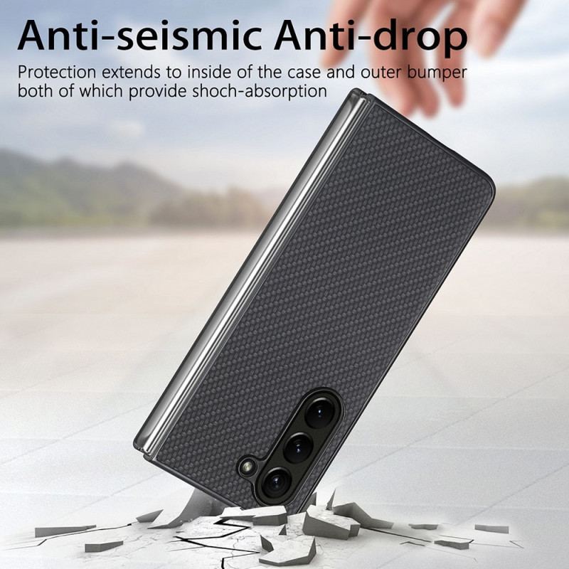 Futerały Samsung Galaxy Z Fold 5 Etui Na Telefon Klasyczne Włókno Węglowe