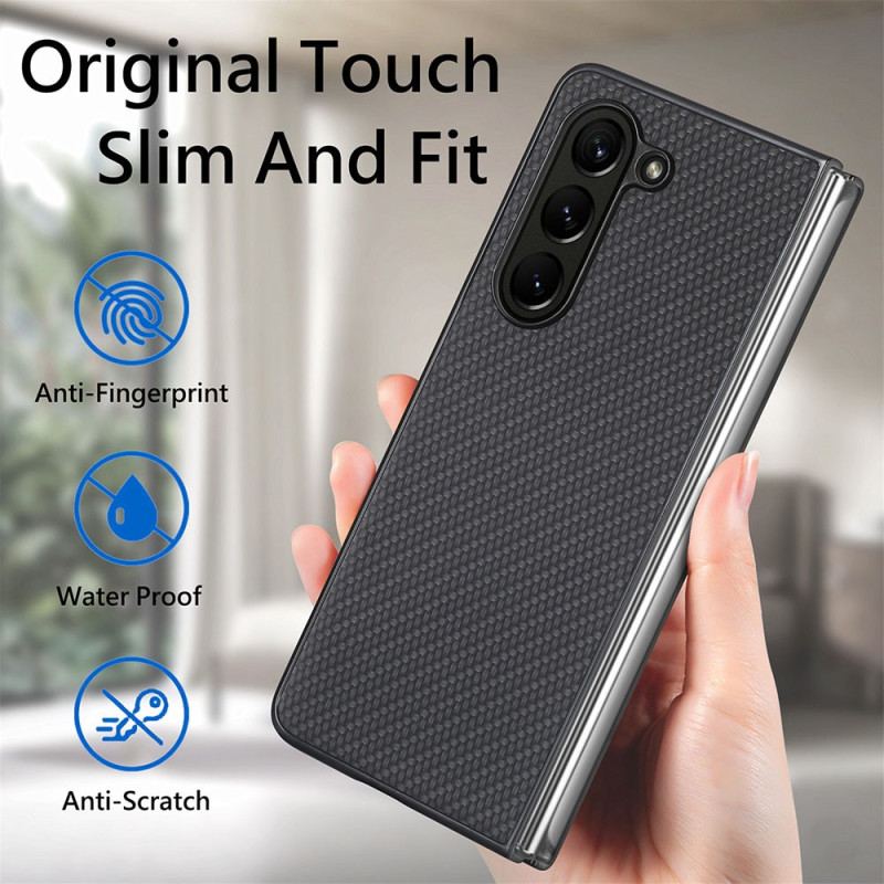 Futerały Samsung Galaxy Z Fold 5 Etui Na Telefon Klasyczne Włókno Węglowe