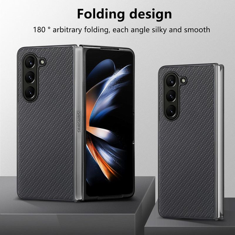 Futerały Samsung Galaxy Z Fold 5 Etui Na Telefon Klasyczne Włókno Węglowe