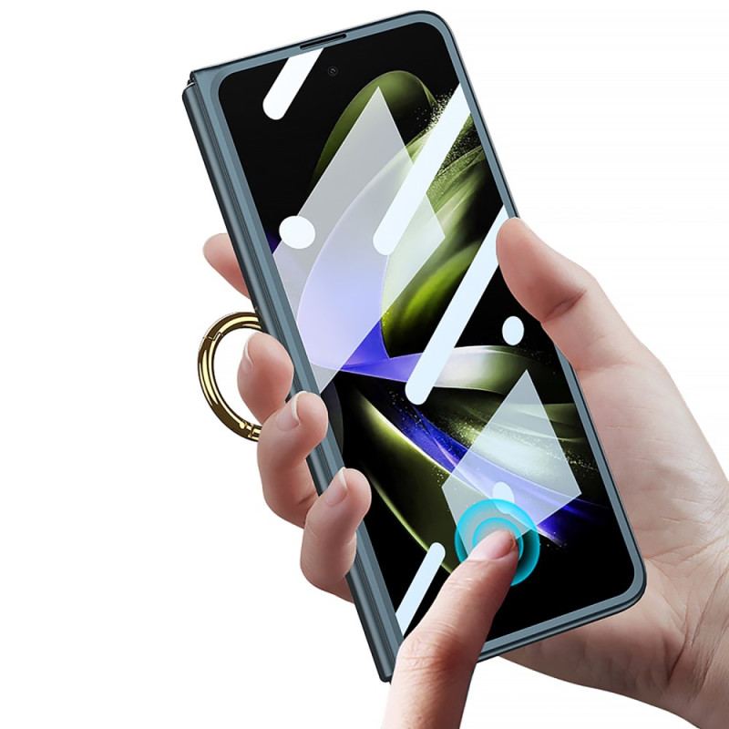 Futerały Samsung Galaxy Z Fold 5 Etui Na Telefon Klasyczny Z Pierścieniem Gkk
