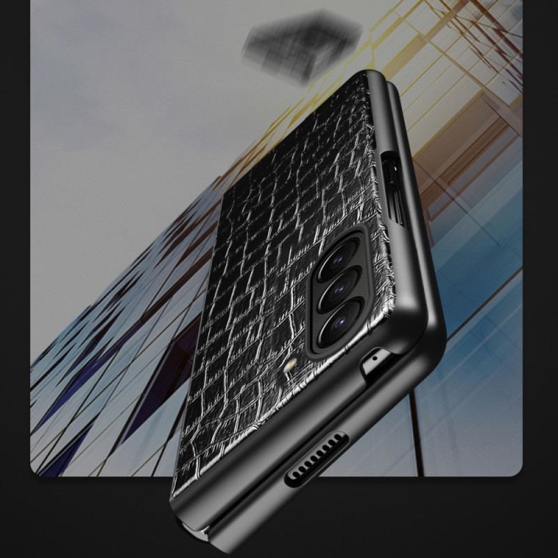 Futerały Samsung Galaxy Z Fold 5 Etui Na Telefon Styl Skóry Krokodyla