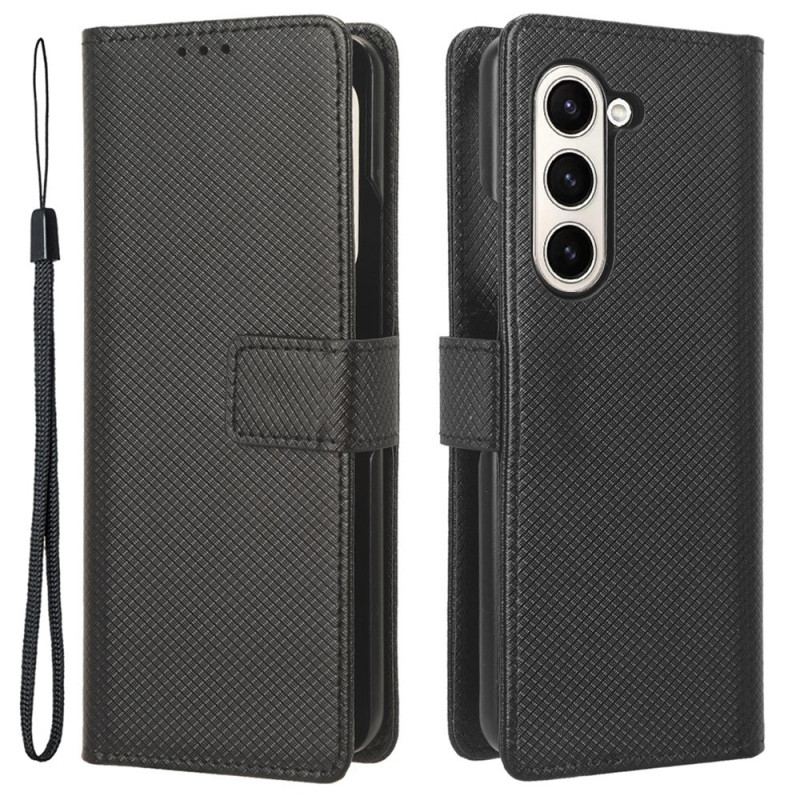 Obudowa Samsung Galaxy Z Fold 5 Etui Na Telefon Kropki Z Paskiem