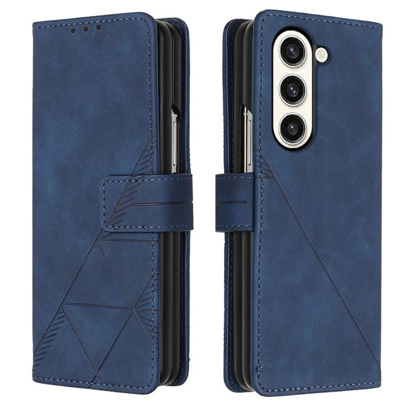 Pokrowce Samsung Galaxy Z Fold 5 Wzór Trójkątów