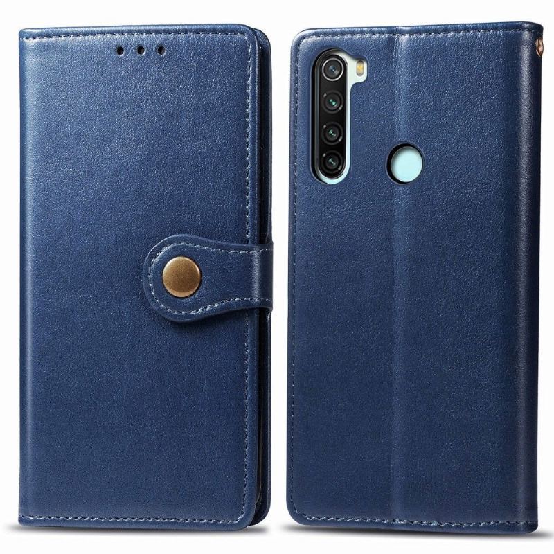 Etui Folio do Xiaomi Redmi Note 8 2021 Classic Indila Etui Na Karty Ze Sztucznej Skóry