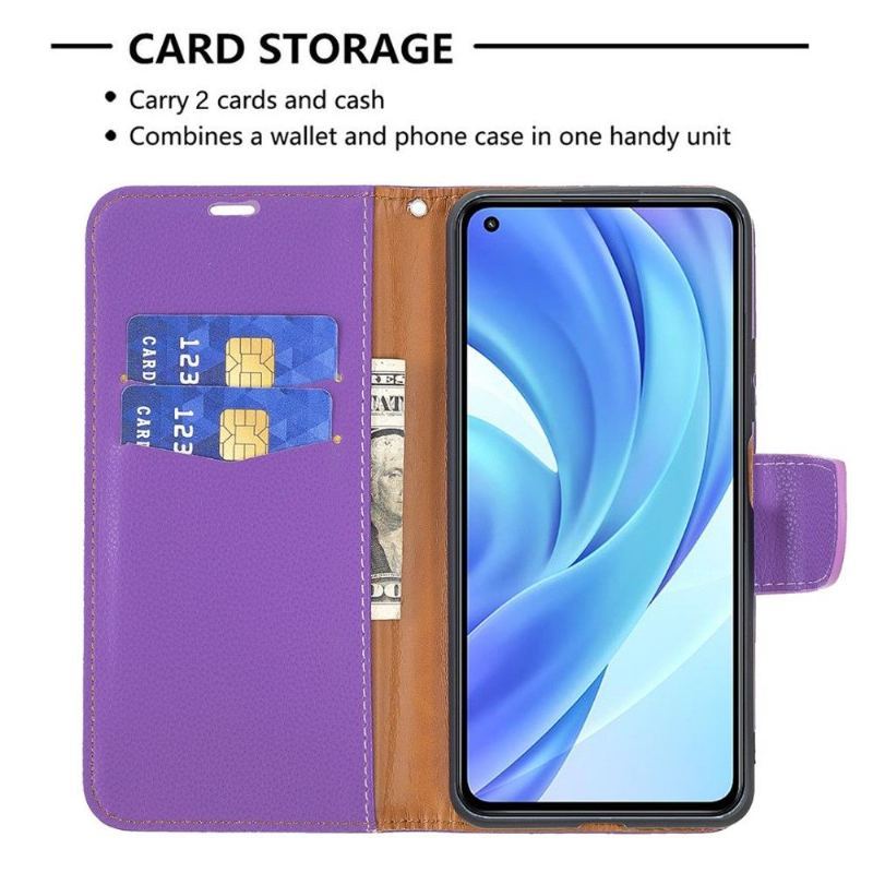 Etui Na Telefon Pokrowce do Xiaomi Mi 11 Lite 5G NE / Mi 11 Lite / Mi 11 Lite 5G Biznes Marta Ziarnista Sztuczna Skóra