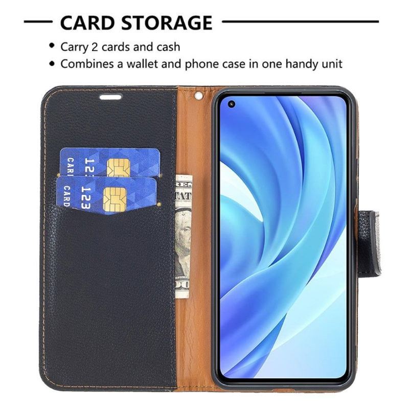 Etui Na Telefon Pokrowce do Xiaomi Mi 11 Lite 5G NE / Mi 11 Lite / Mi 11 Lite 5G Biznes Marta Ziarnista Sztuczna Skóra