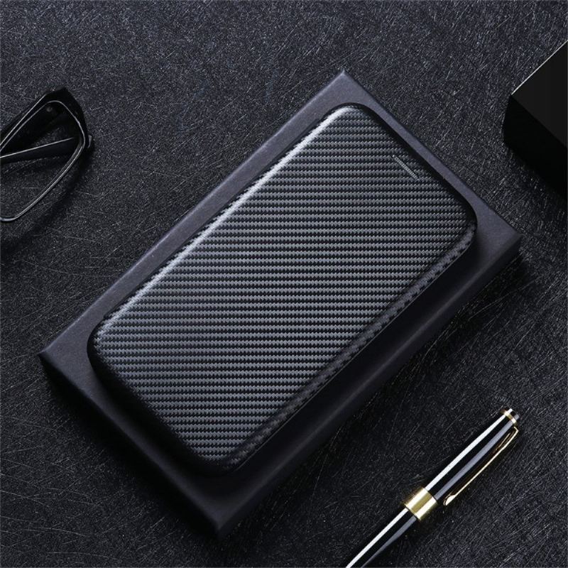 Skórzany Futerał do Xiaomi Mi 11 Lite 5G NE / Mi 11 Lite / Mi 11 Lite 5G Skóra Ekologiczna Z Włókna Węglowego
