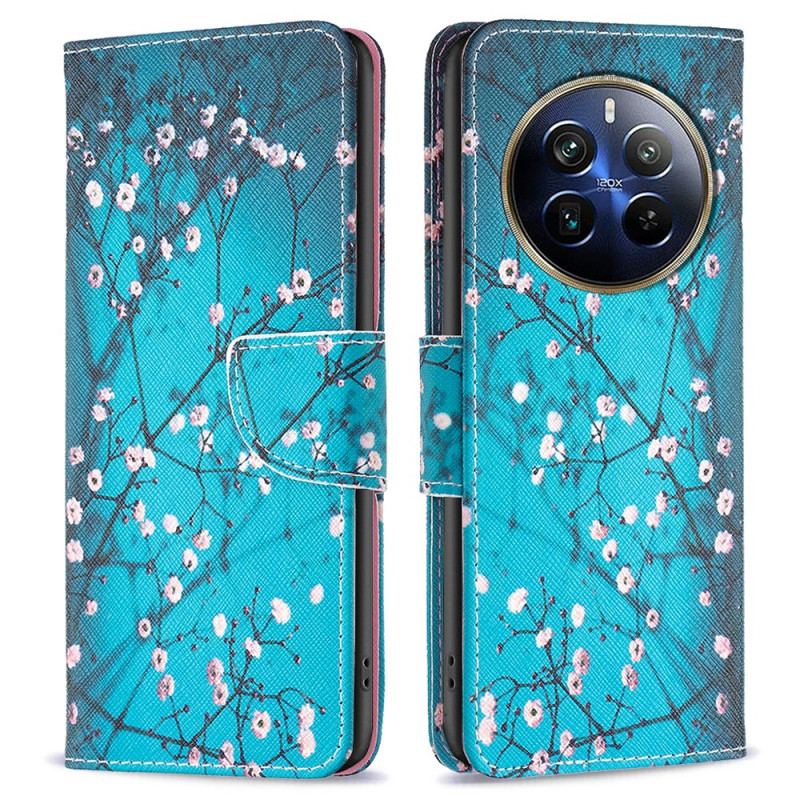 Etui Folio Do Realme 12 Pro / 12 Pro Plus Kwitnące Gałęzie