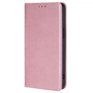 Flip Kotelot Realme 12 Pro / 12 Pro Plus Efekt Skóry Etui Ochronne
