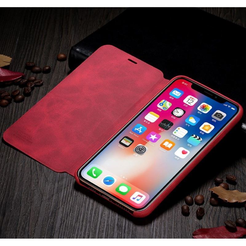Skórzany Futerał do iPhone 11 Pro Max Anti-fall X-level Styl Skórzany